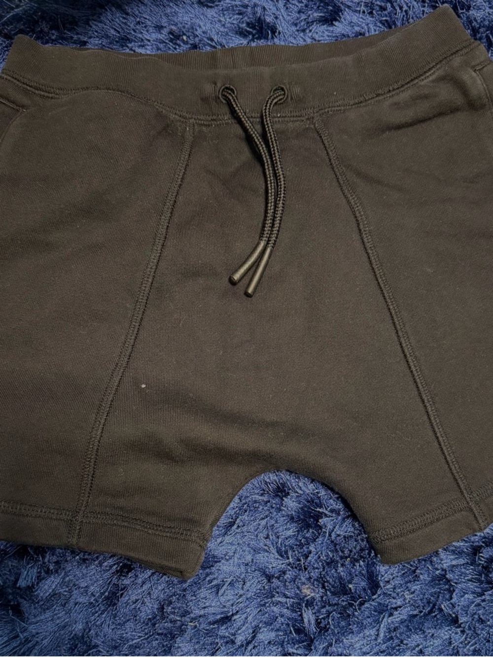 Burberry Kid’s Black Drawstring  Shorts